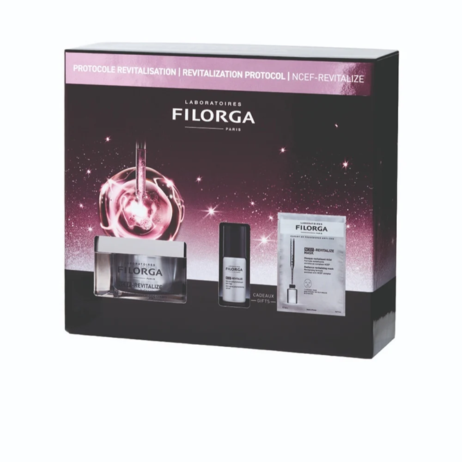 Filorga XMas Cofanetto di Bellezza NCEF Revitalize Crema 50 ml + Siero 5 ml + Sheet Mask